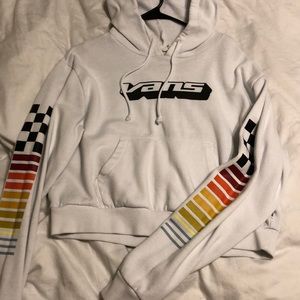 Cropped vans hoodie multi colored